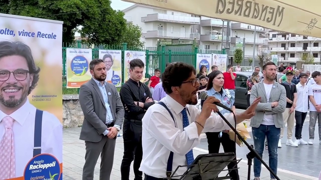 Recale, in piazza Moro Racioppoli sfida Porfidia a un confronto pubblico