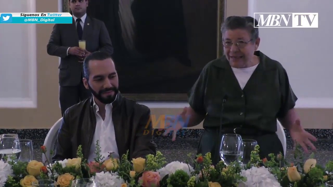María Chichilco y Nayib Bukele | Reunión con Representantes del Mozote