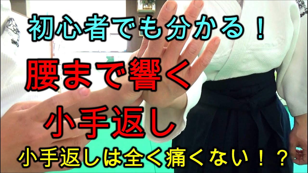 合気道・【初心者でも分かる】初めての小手返し！　Kotegaeshi.