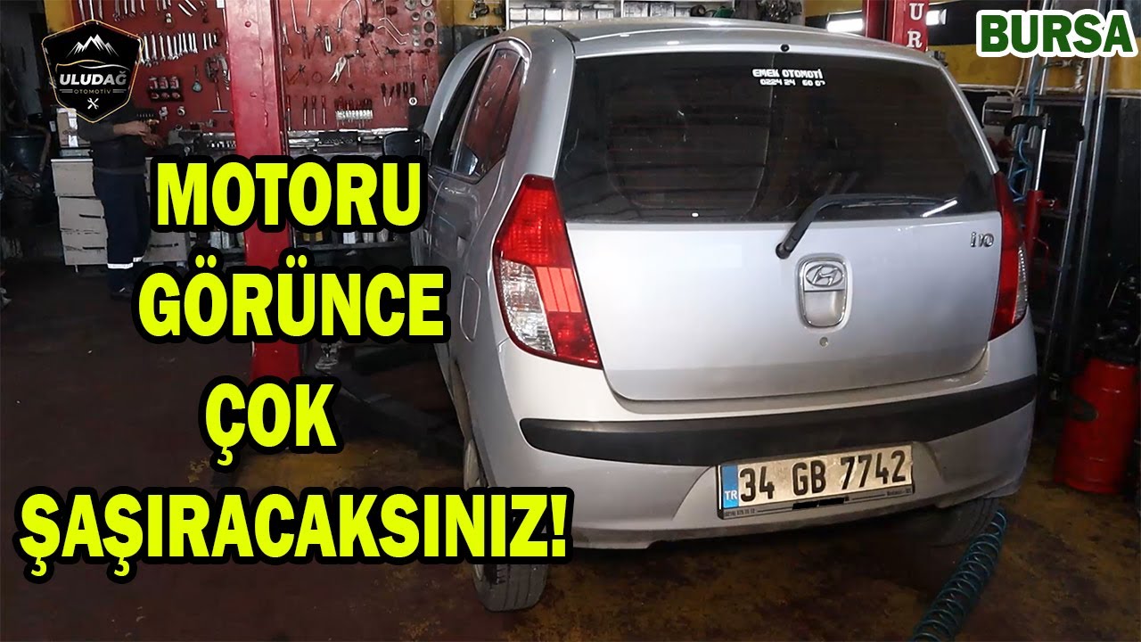 YAĞ VE SU KAÇAKLARI MOTORU PERİŞAN ETMİŞ! (Hyundai İ10 1.1 Motor)