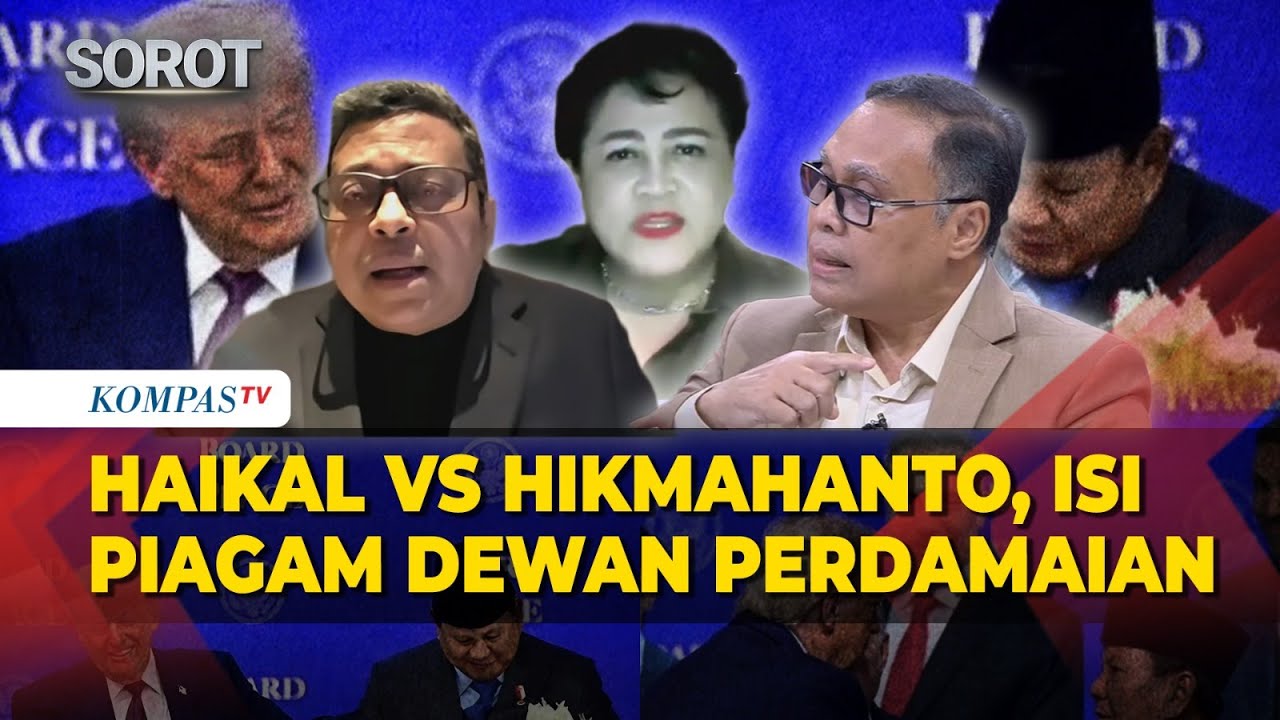 Sengit! Debat Haikal dan Prof Hikmahanto soal Isi Piagam hingga Eropa Tak Gabung Dewan Perdamaian