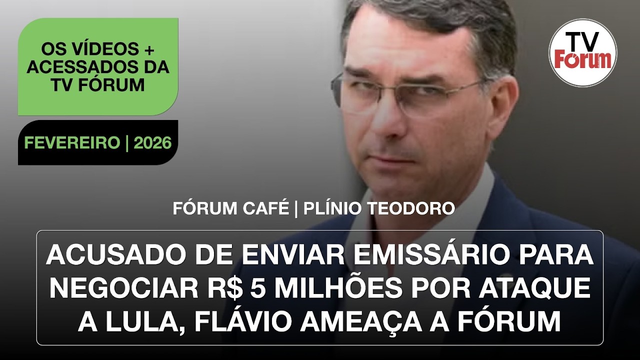 Acusado de enviar emissário para negociar R$ 5 milhões por ataque a Lula, Flávio