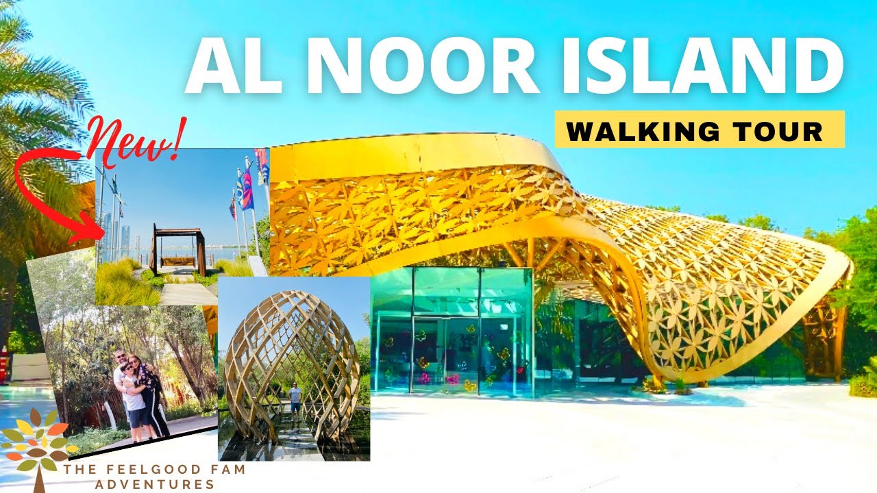 Al Noor Island Sharjah!! 🇦🇪 A Paradise of Natural Beauty in Sharjah's Hidden Gem! |4K (Walking Tour)