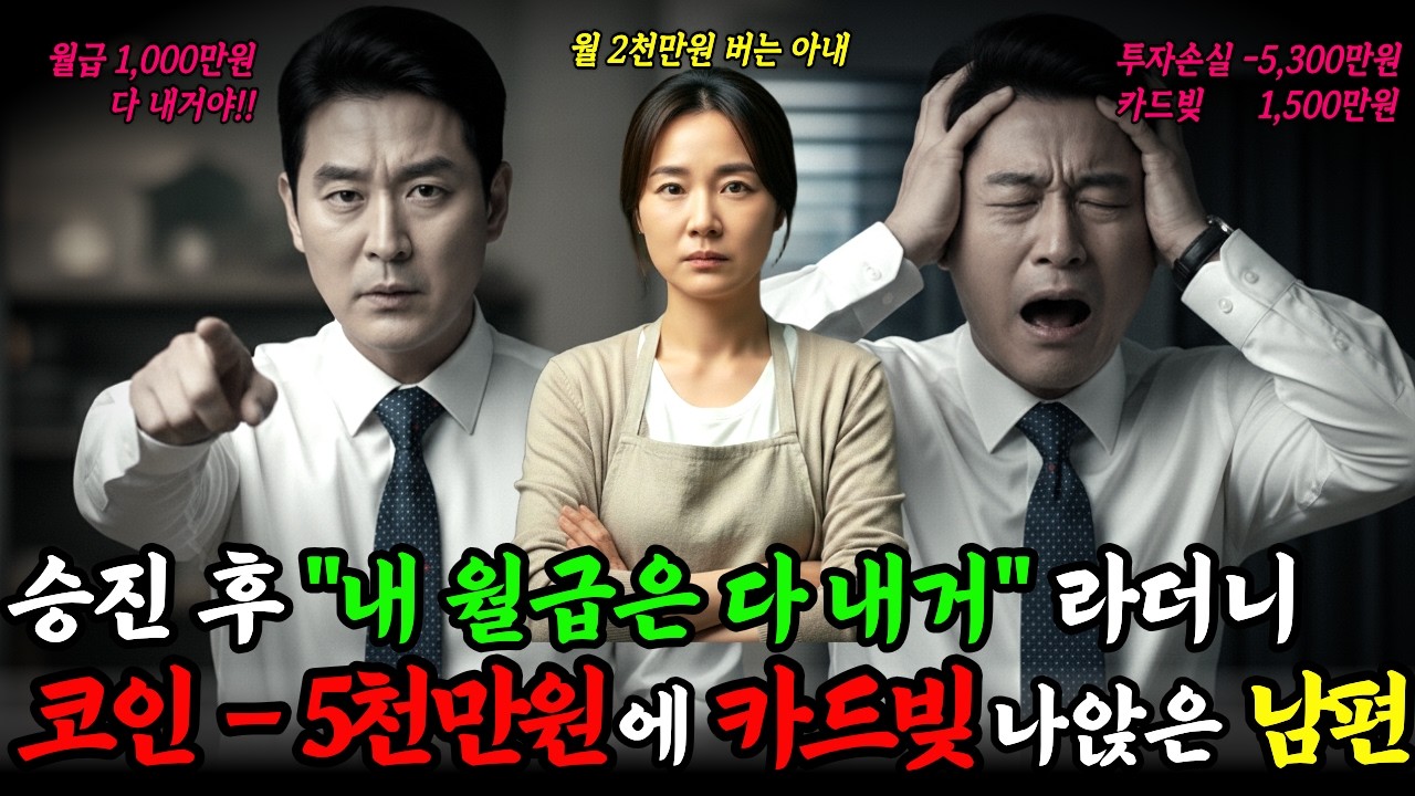 “이제 돈은 각자 관리하자” 승진 후 돌변한 남편, 3개월 뒤 드러난 빚의 실체는? |노후사연|감동사연|오디오북