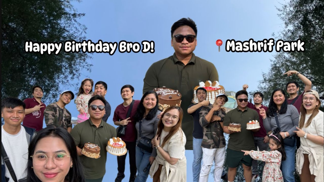 Back again at Mushrif Park to celebrate our friend’s birthday 🎉🌿