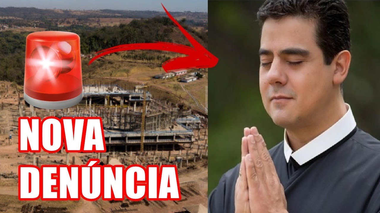 🔴Padre Robson de Oliveira: nova bas&iacute;lica de Trindade, em Goi&aacute;s, n&atilde;o tem parede