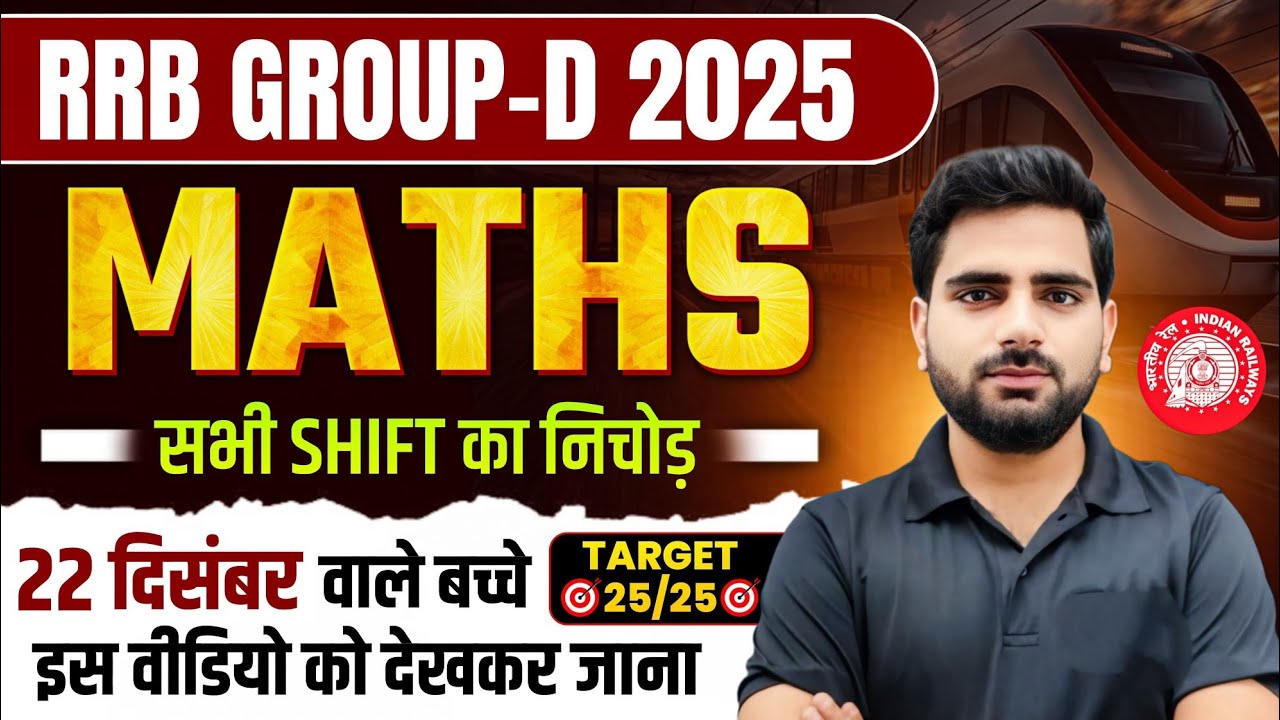 RRB Group D Exam 2025 🚨 | 21 December All Shift Analysis | Memory Based Questions