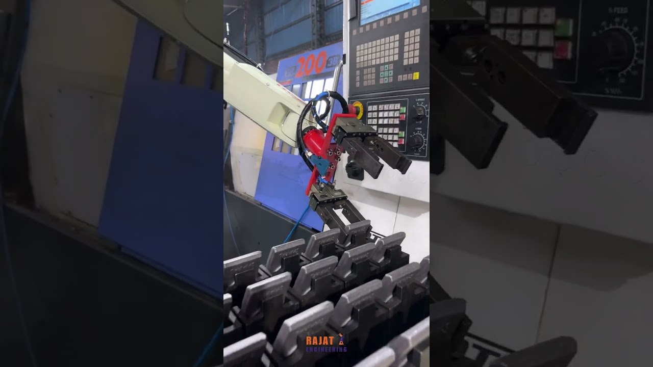 Robotic machine tending with kawasaki robot