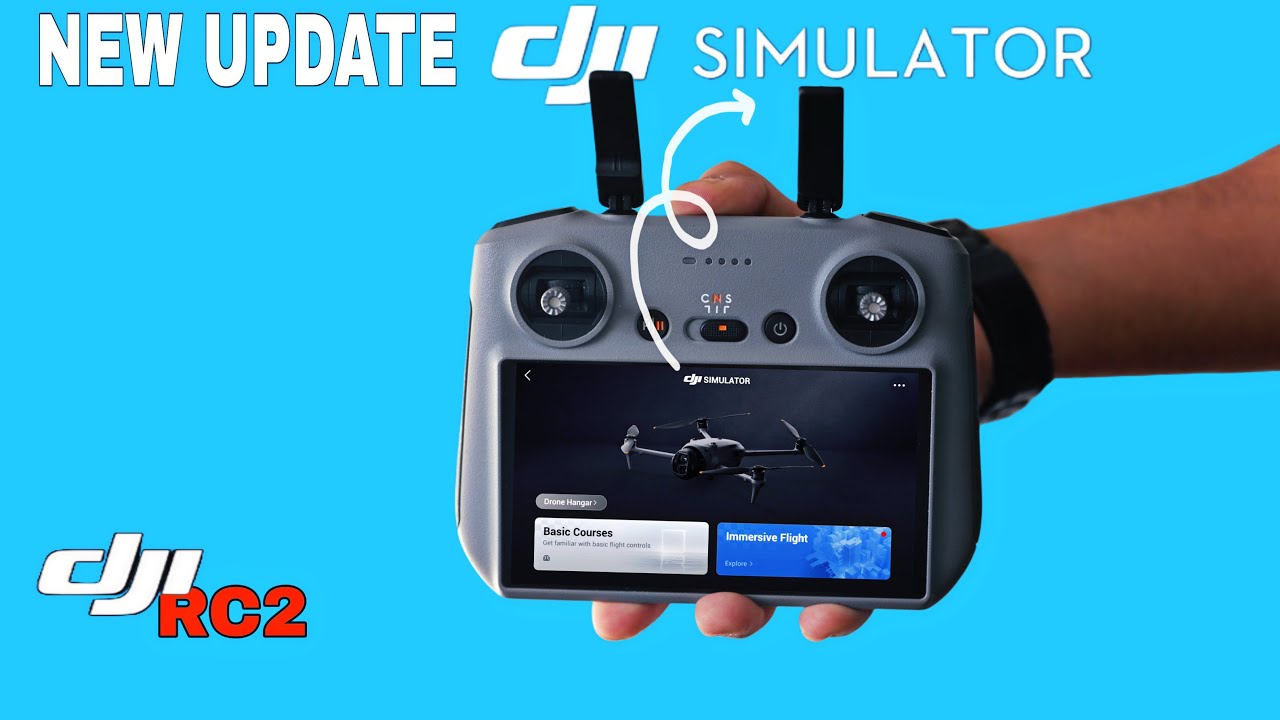 DJI RC 2 Simulator Update 🔥 Game-Changing Features Unlocked!