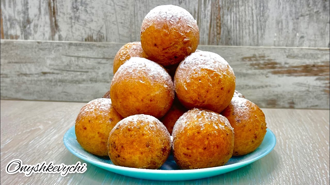 СИРНІ ПОНЧИКИ 🍩 ХРУСТКІ ЗОВНІ ТА М'ЯКІ ВСЕРЕДИНІ! ПАМПУШКИ БЕЗ ДРІЖДЖІВ 🍩