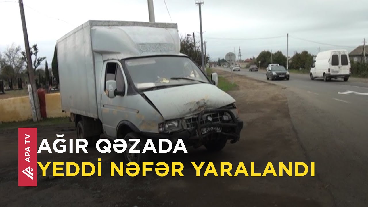 Lənkərana qonaq gedən Bərdə sakinləri qəzaya düşdülər - APA TV