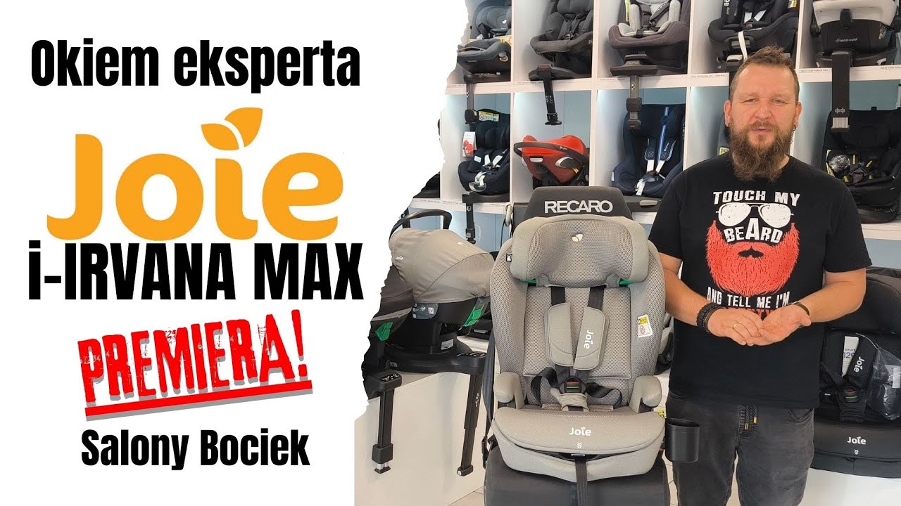 Joie i-Irvana MAX - fotelik multigrupowy z szelkami do 125 cm okiem eksperta - Bociek.eu