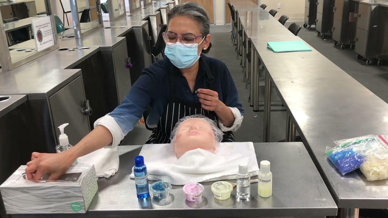 Esthetics Mock State Board #2 Client Preparation and Basic Facial