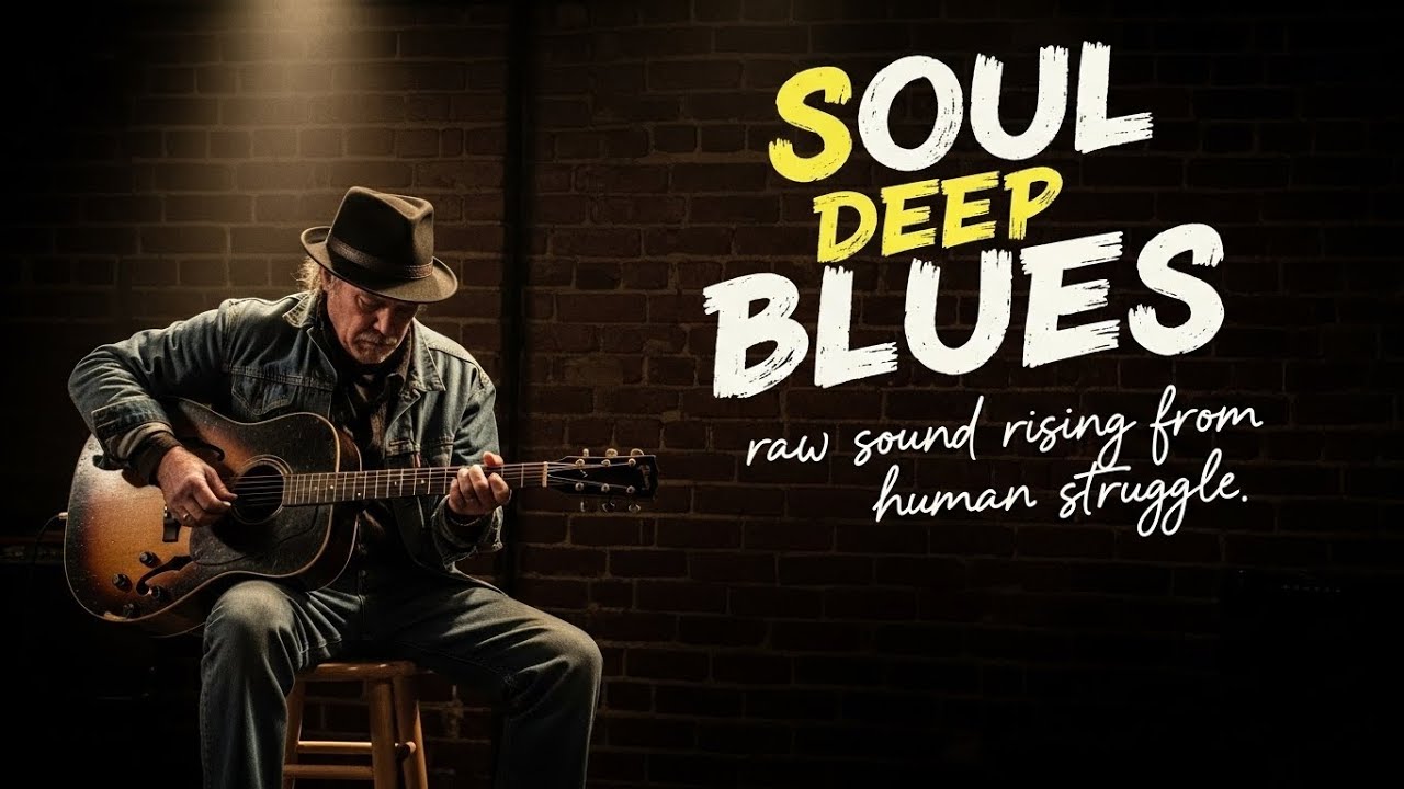 Eric Clapton, Jimi Hendrix, Muddy Waters Inspired Soul Blues Rock Ballads Electric Night