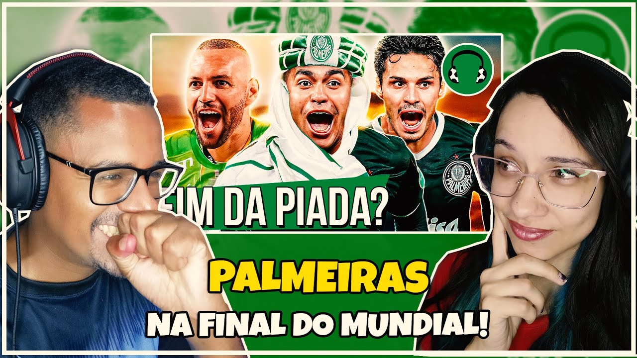 ♫ PALMEIRAS NA FINAL DO MUNDIAL! | Paródia Só Não Pisa no Meu Boot - MC Caveirinha - REACT EM CASAL