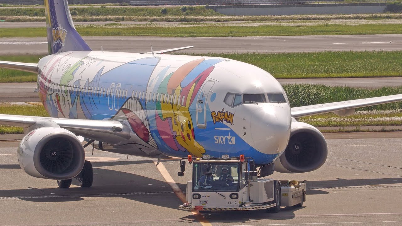 スカイマーク「ピカチュウジェット BC2」の初フライトに搭乗しました