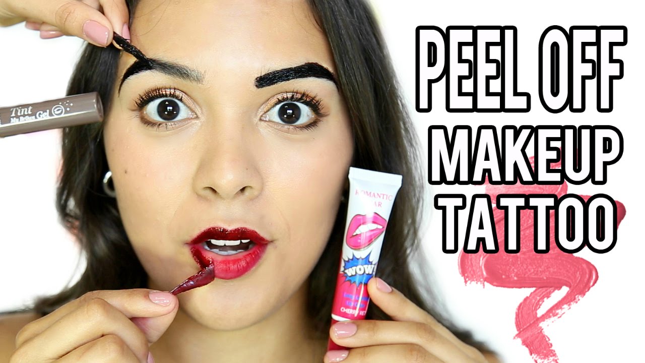 Beauty Busters: Poop or Woop? PEEL OFF MAKEUP TATTOOS?!
