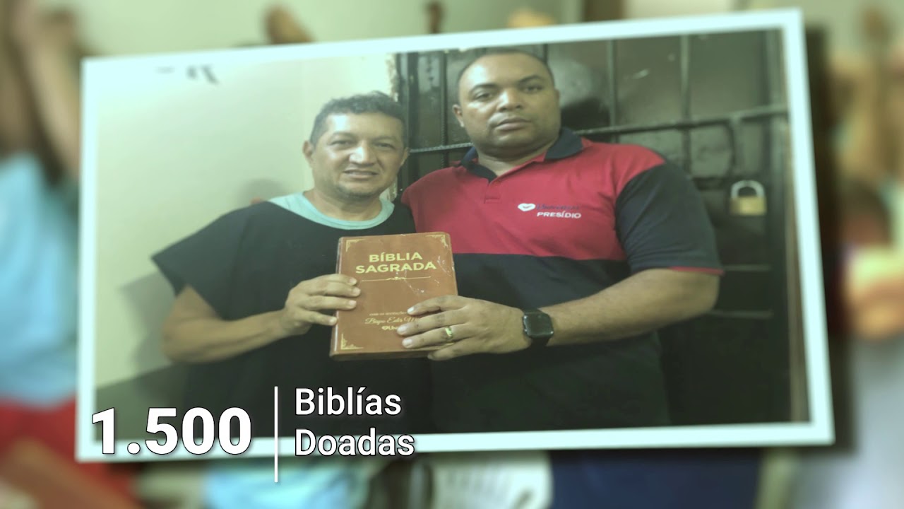 Trabalho realizado da Universal nos Presídios em Tocantins