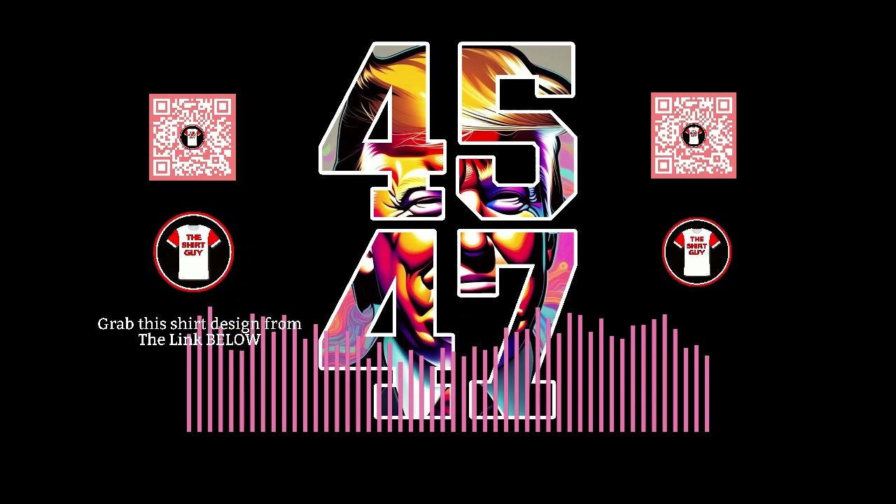 45-47 (WHOLE SONG B) Trump Cool Donald Trump Tee THE SHIRT GUY Design B #trumptrain #maga #funnytee