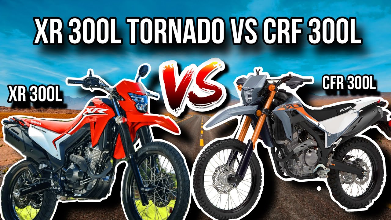 XR 300L Tornado vs CRF 300L SIN FILTROS, ¿La mejor DOBLE PROPÓSITO en 2025?