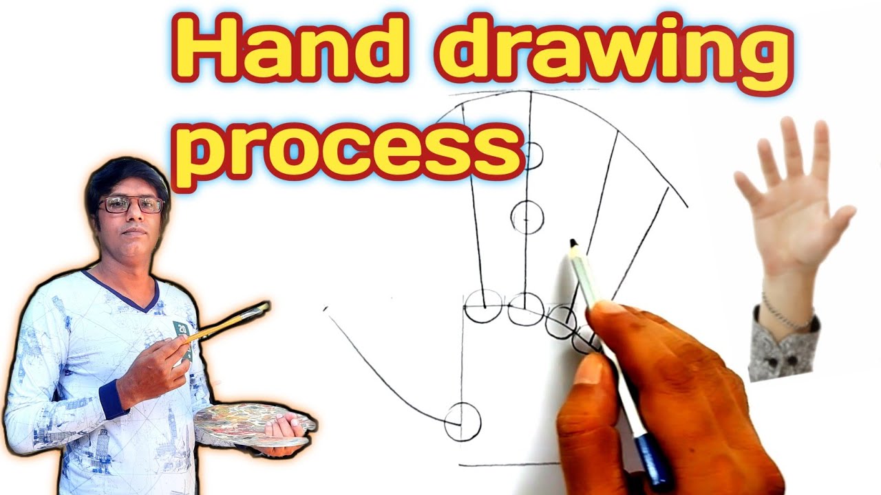 How to draw hand || Hand drawing process || মাপ দিয়ে হাত আঁকার নিয়ম || হাত আঁকার ব্যাকরণ
