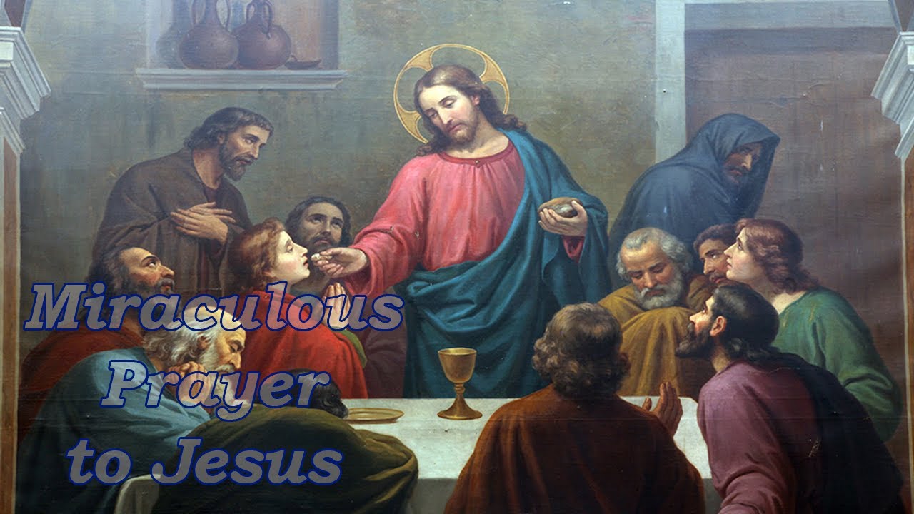 Miraculous Prayer to Jesus and the Apostles for urgent needs