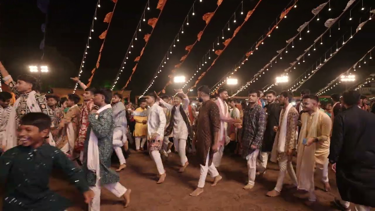 3 Tali Garba - Full video || Navratri 2025 || Garba || Hostelground Garba Bharuch 2025
