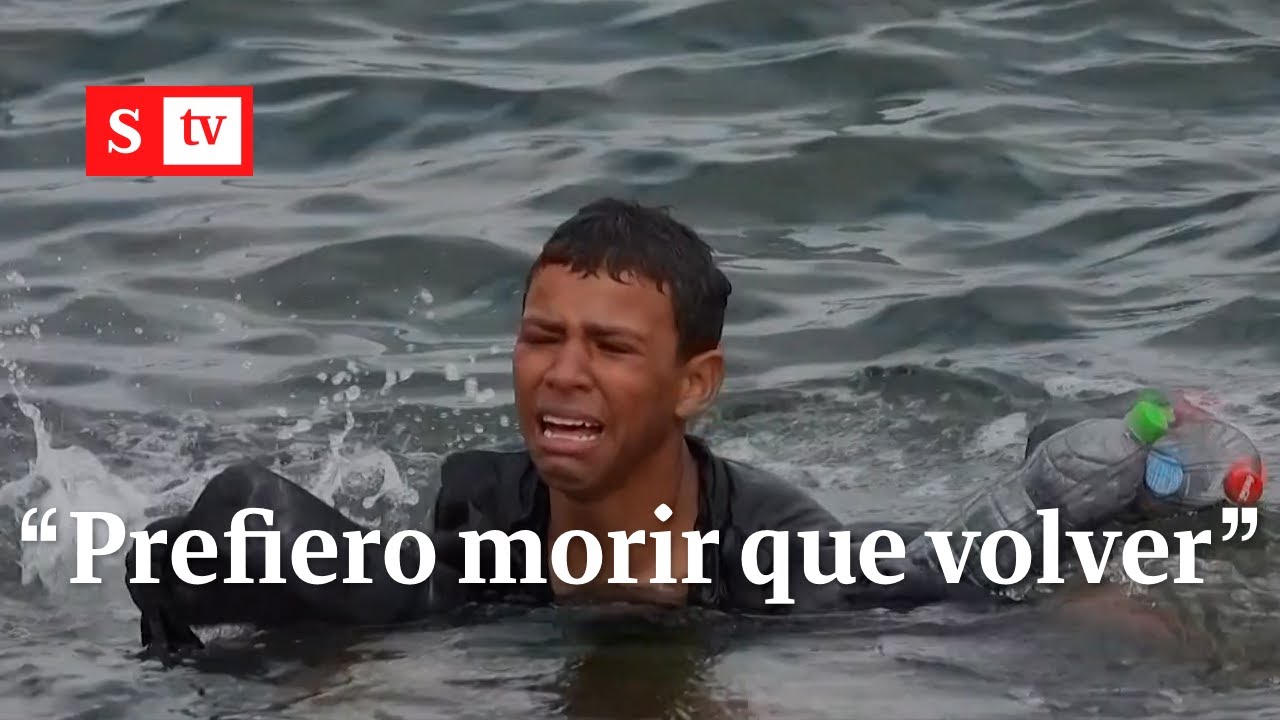 Niño marroquí nadó hasta el enclave de Ceuta con botellas de plástico como flotadores| Videos Semana