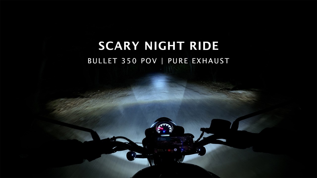 I Took My Bullet Through This Scary Road… Bad Idea 😨 | POV Ride