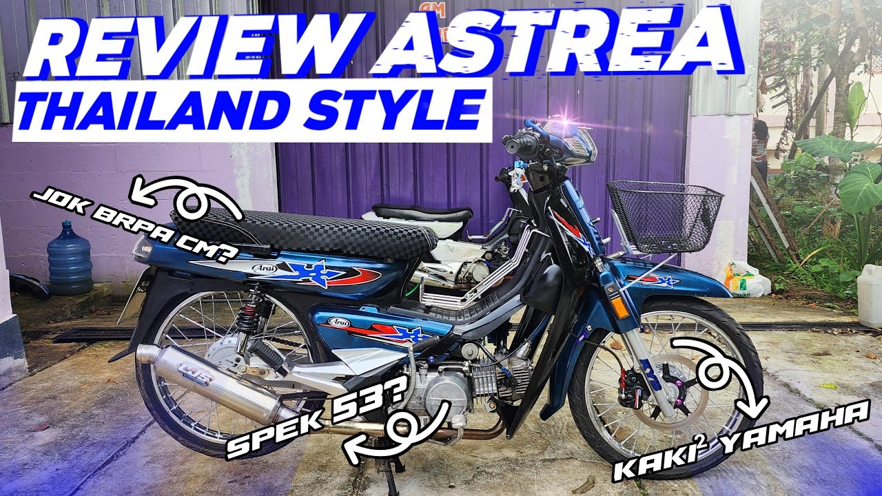 Dana Pelajar‼️Review Astrea Thailand Style #astrea #reviewmotor #hondaastrea  