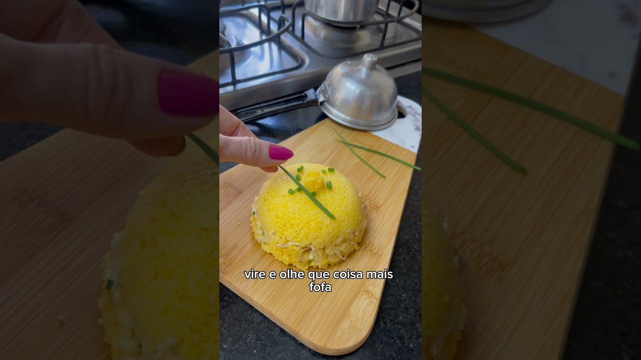 Cuscuz na cuscuzeira delicioso, saud&aacute;vel e muito f&aacute;cil de fazer / Lilian Chef #shorts #receitas