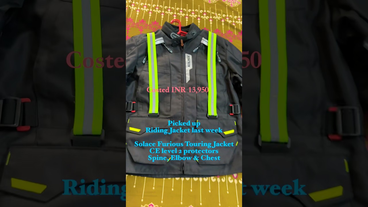 Solace Furious Touring Jacket V 3.0 #motorcycle #protection #rider #bike