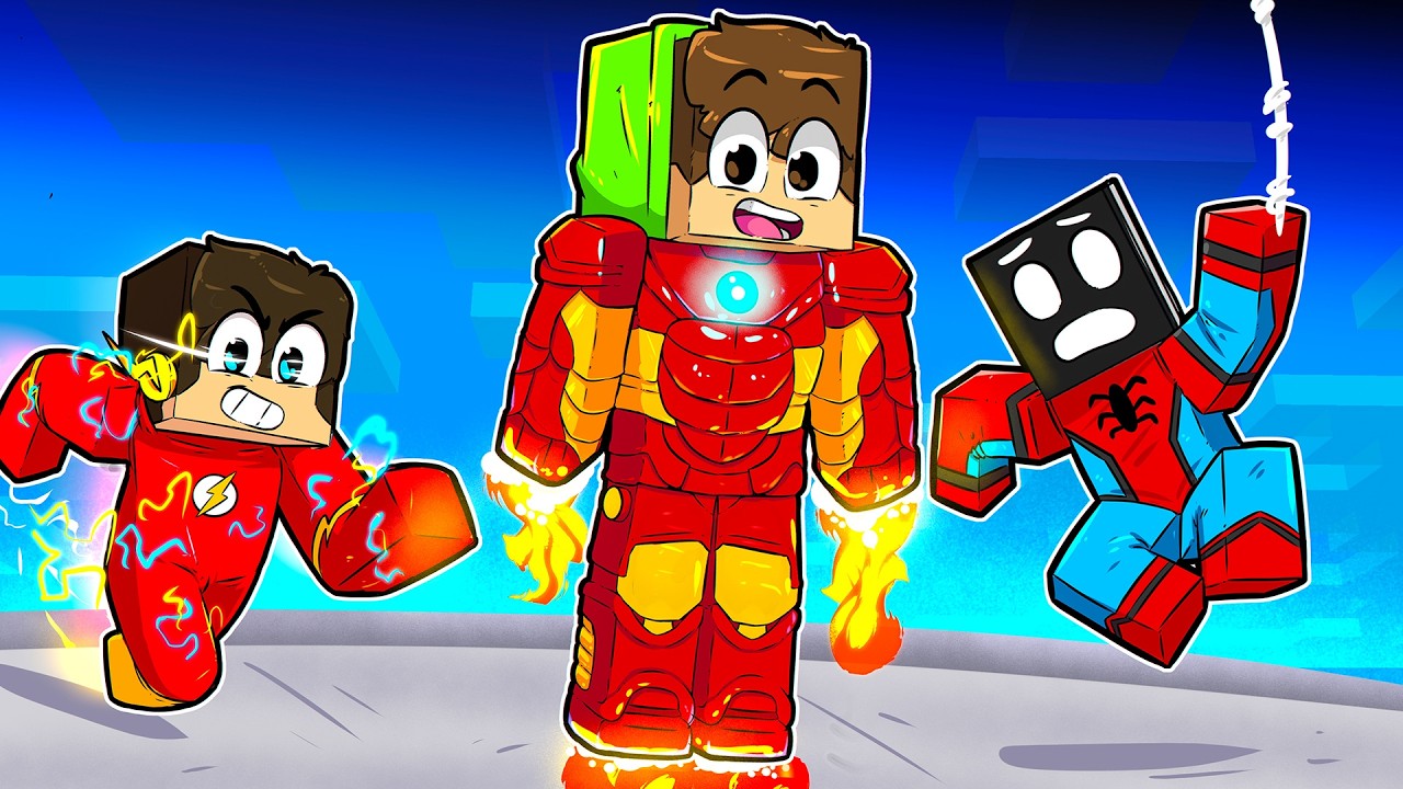 Сервер супергероев в Minecraft!