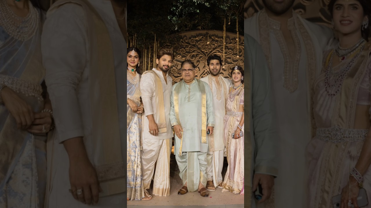 AlluSirish & Nayanikareddy  Marriage అయిపోయింది😍 #allusirish #marriage #alluarjun