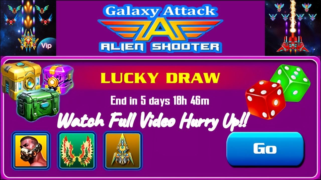 Galaxy Attack Alien Shooting New Event: Lucky Draw Review By Eron Destroyer