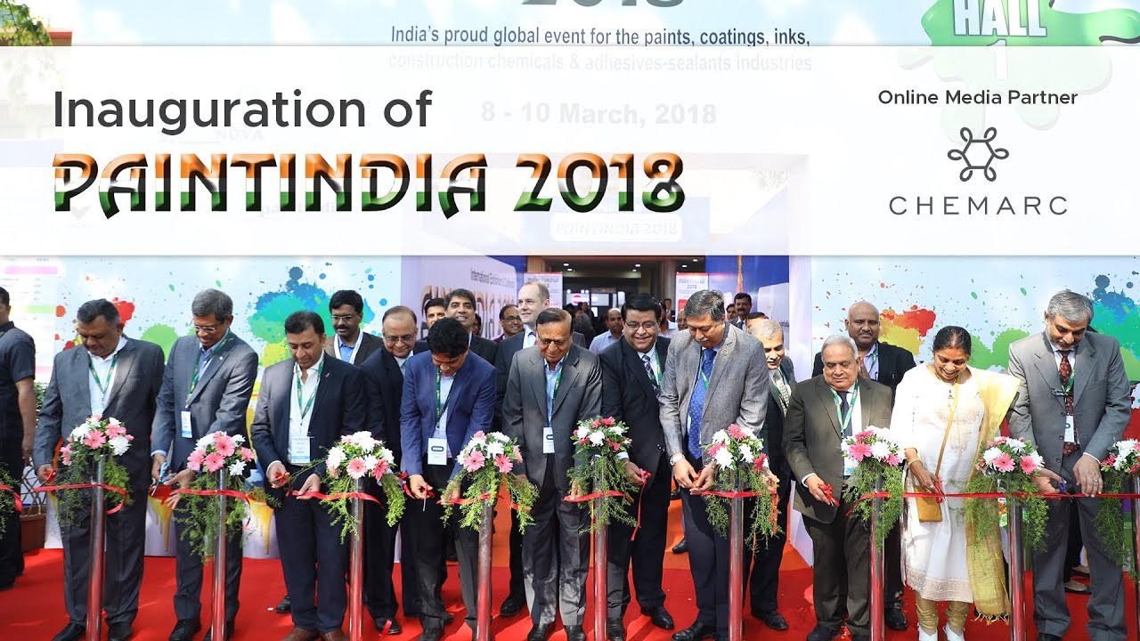 Inauguration of Paintindia 2018