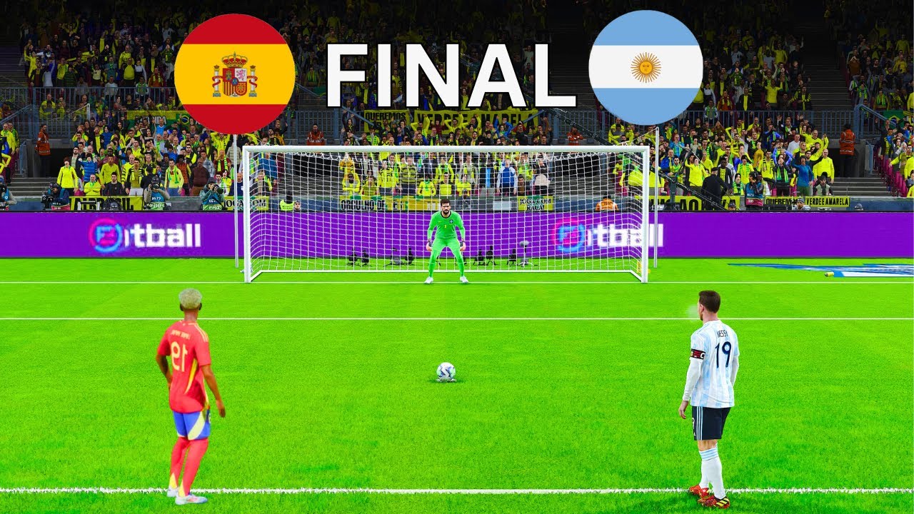 Аргентина — Испания \ Месси — Ямал \ Неймар — Мбаппе \ Серия пенальти \ ФИНАЛ