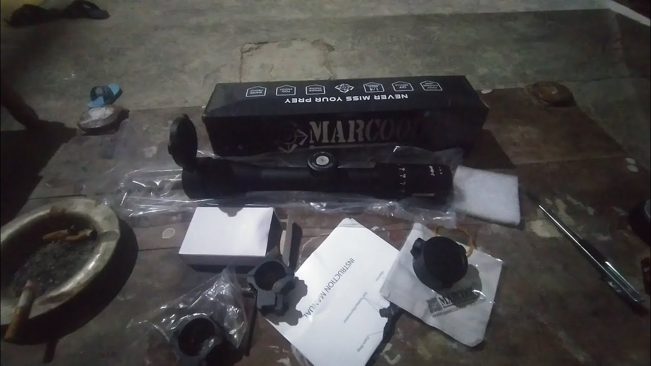 Unboxing tele marcool 3-9x40 top marko top harga ga sampe 400👍👍👍