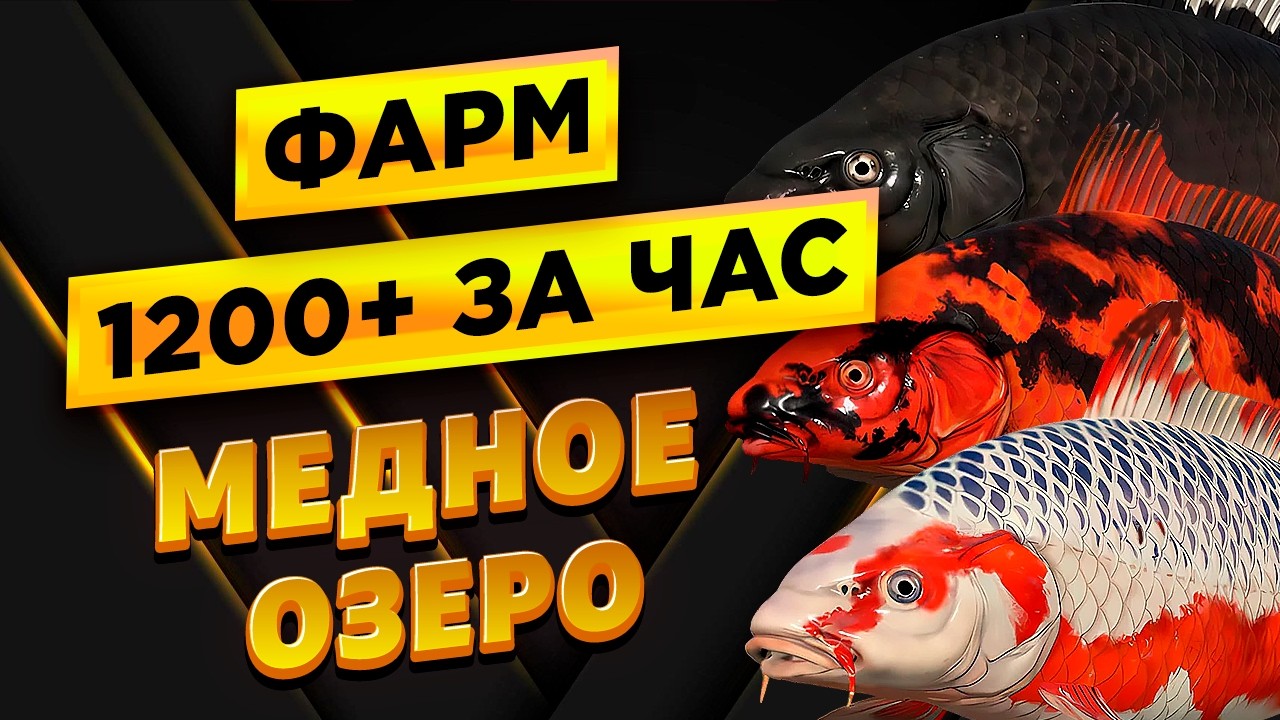 СДЕЛАЛ 1200+ ЗА ЧАС И ТРОФЕЙНЫЙ ВЫСИД НА МЕДНОМ ОЗЕРЕ! • Русская Рыбалка 4 РР4