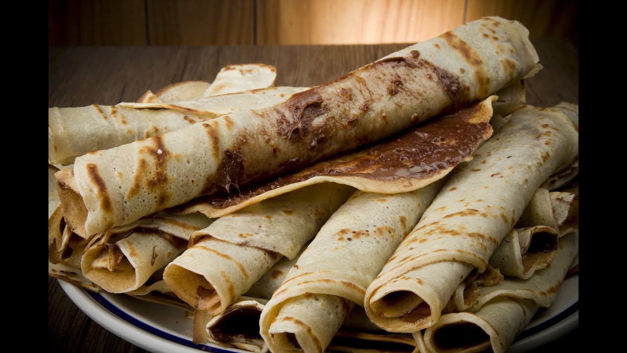 Dutch-Style Crepes, Made From Scratch Using Whole Wheat Berries