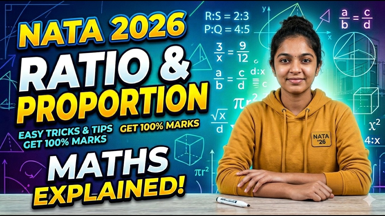 Ratio and Proportion Made Easy | Step-by-Step Explanation #archgenesis #nata2026 #NATAMATH