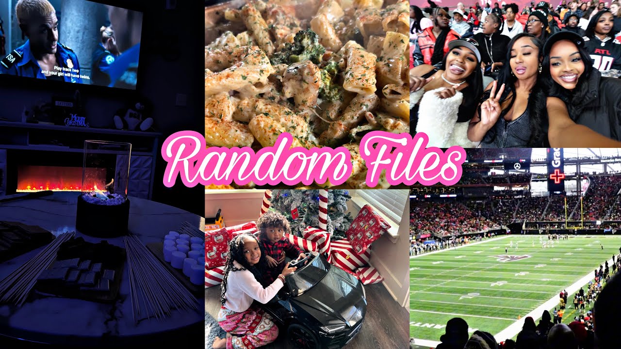Redecorating A’moura’s Room, Opening Gifts, Football Game with my Girls, Making Chickn Pasta &more 💗