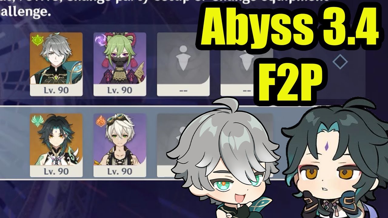 F2P Duo Xiao C0 Favonius & Alhaitham C0 Toukabou Shigure Spiral Abyss 3.4 Floor 12 Genshin Impact