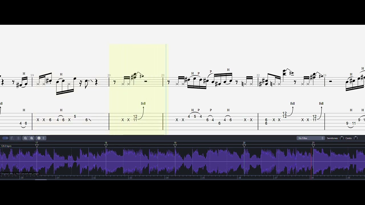 PSYQUI - ヒステリックナイトガール (Hysteric Night Girl) Guitar Tabs + 60% Slowed