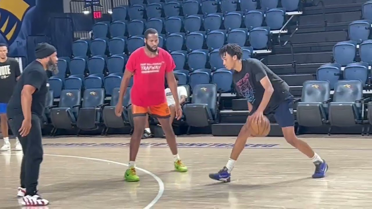 Zion Green at Coach Tone Runs