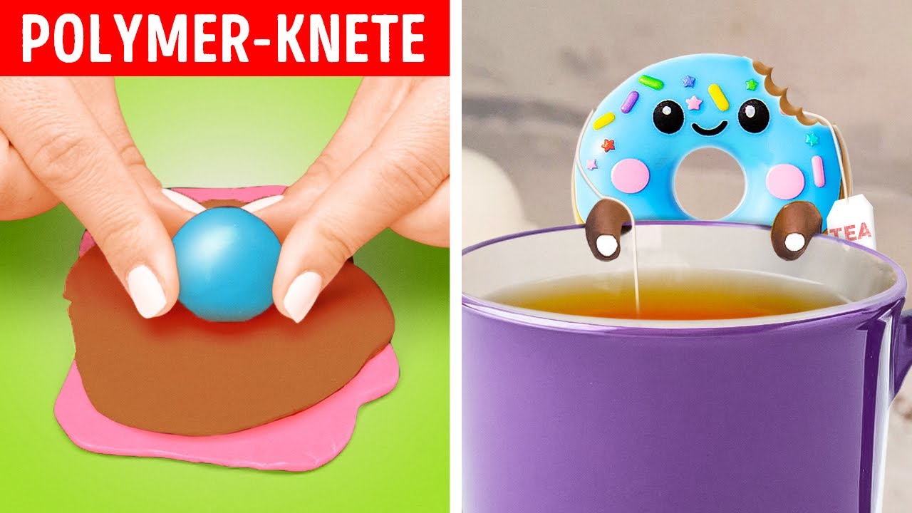 LIEBLICHE MINI-BASTELARBEITEN 🍩 WINZIGE DIYs MIT POLYMERCLAY