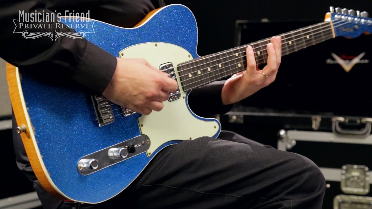 Fender Custom Shop Double TV Jones Relic Telecaster Electric Guitar