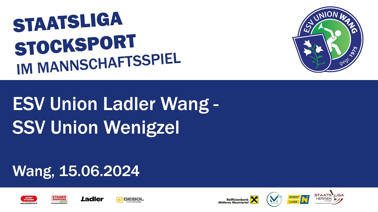Staatsliga Herren 2024 - ESV Union Ladler Wang - SSV Union Wenigzel - 15.06.2024