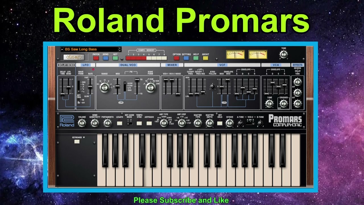 Roland Promars Factory Sound Presets