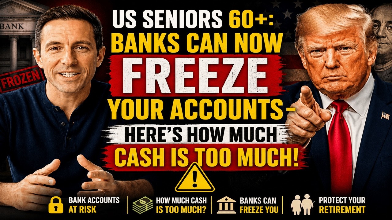 US SENIORS 60+  Banks can Now Freeze Your Accounts &mdash; Here's How Much Cash Is Too Much 1080p caption